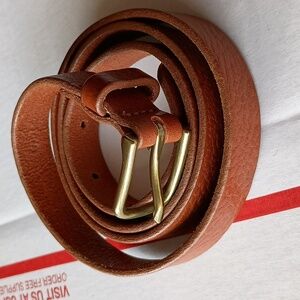 J Crew Designer Leather  Sz 34x1 Belt  $34 + free scarf